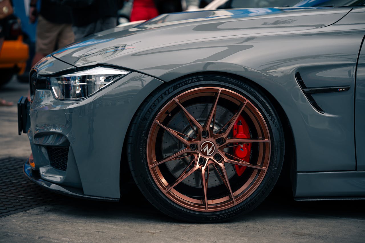 Services BMW tuned closeup side